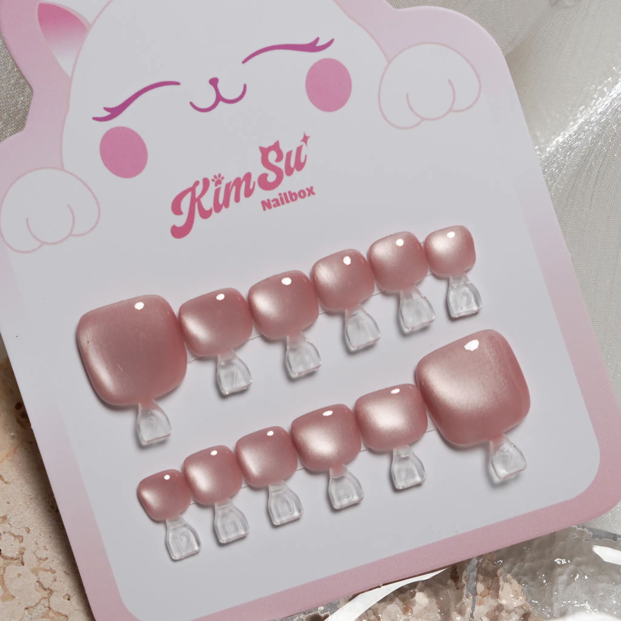 [M253] Nailbox Chân Mắt Mèo Hồng Đào/Đỏ/Tím/Nâu Vàng