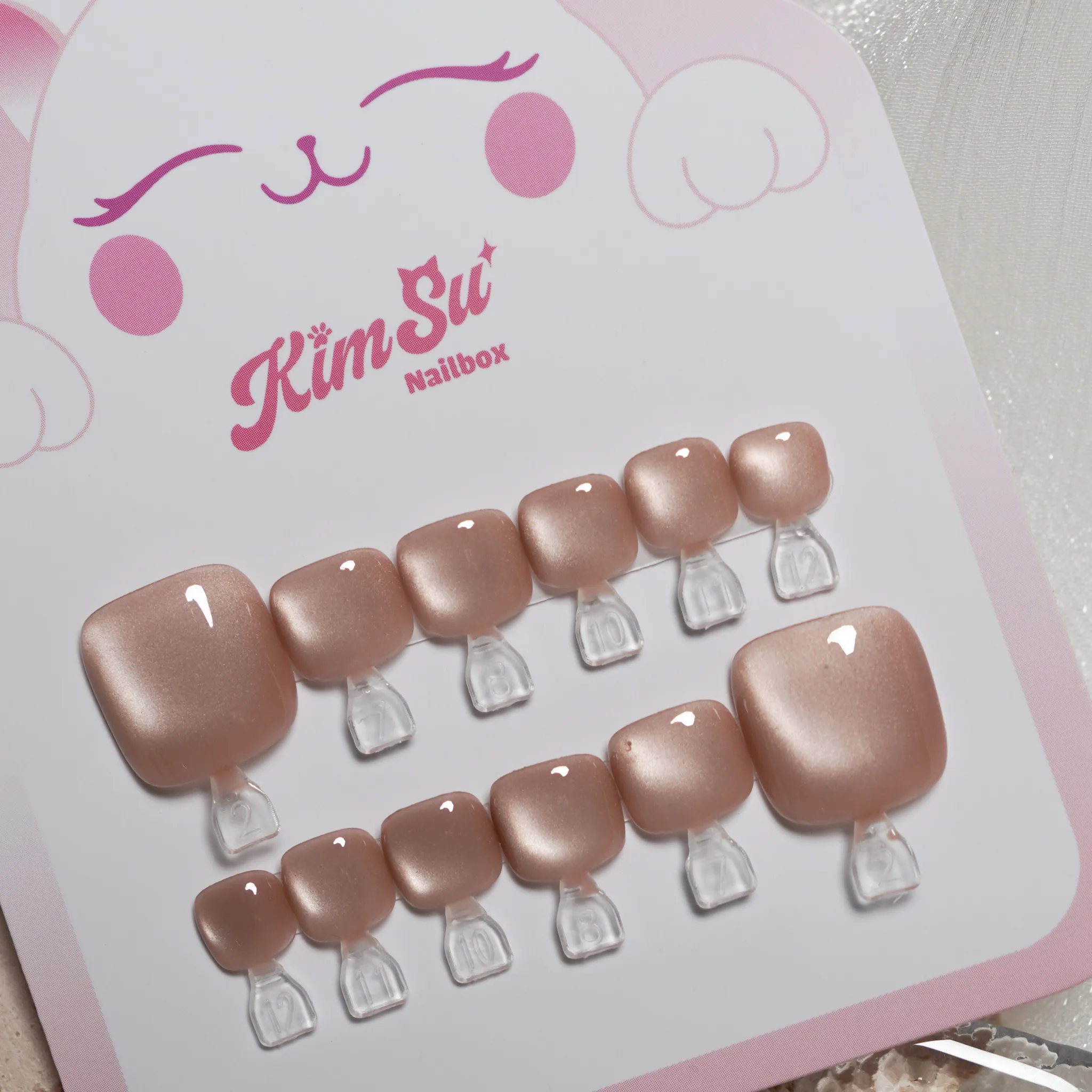 [M253] Nailbox Chân Mắt Mèo Hồng Đào/Đỏ/Tím/Nâu Vàng