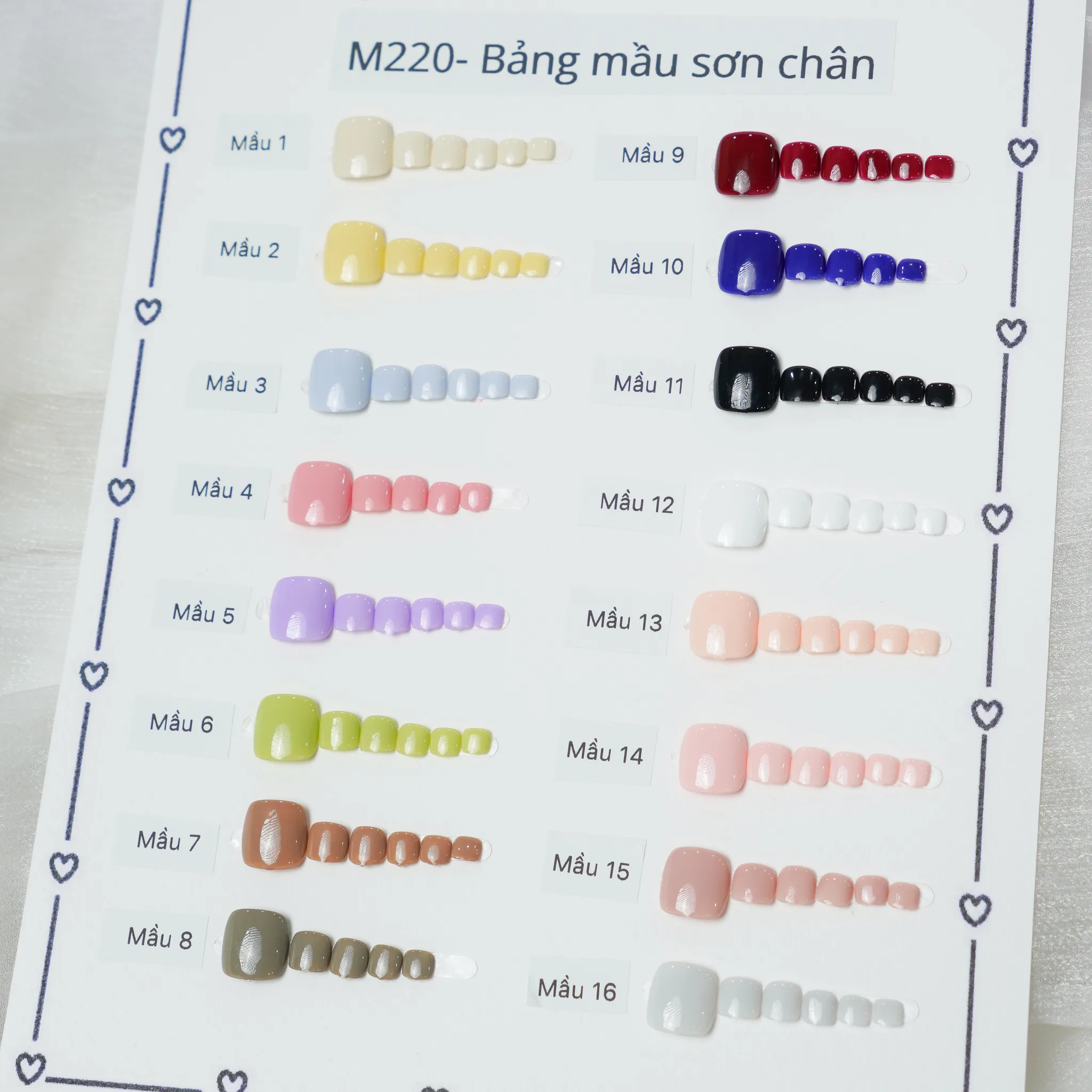 [M220] Nailbox Sơn Gel Trơn