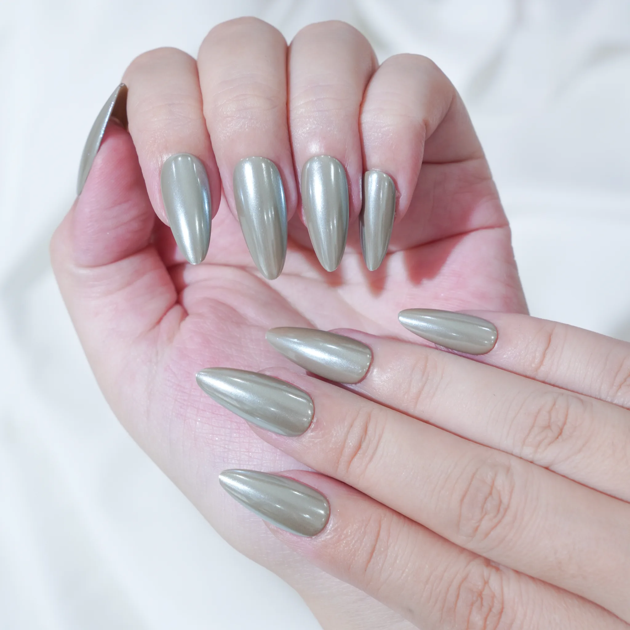[M222] Nailbox Tráng Gương Ngọc Trai (trắng gạo tráng gương, trắng sữa tráng gương...)