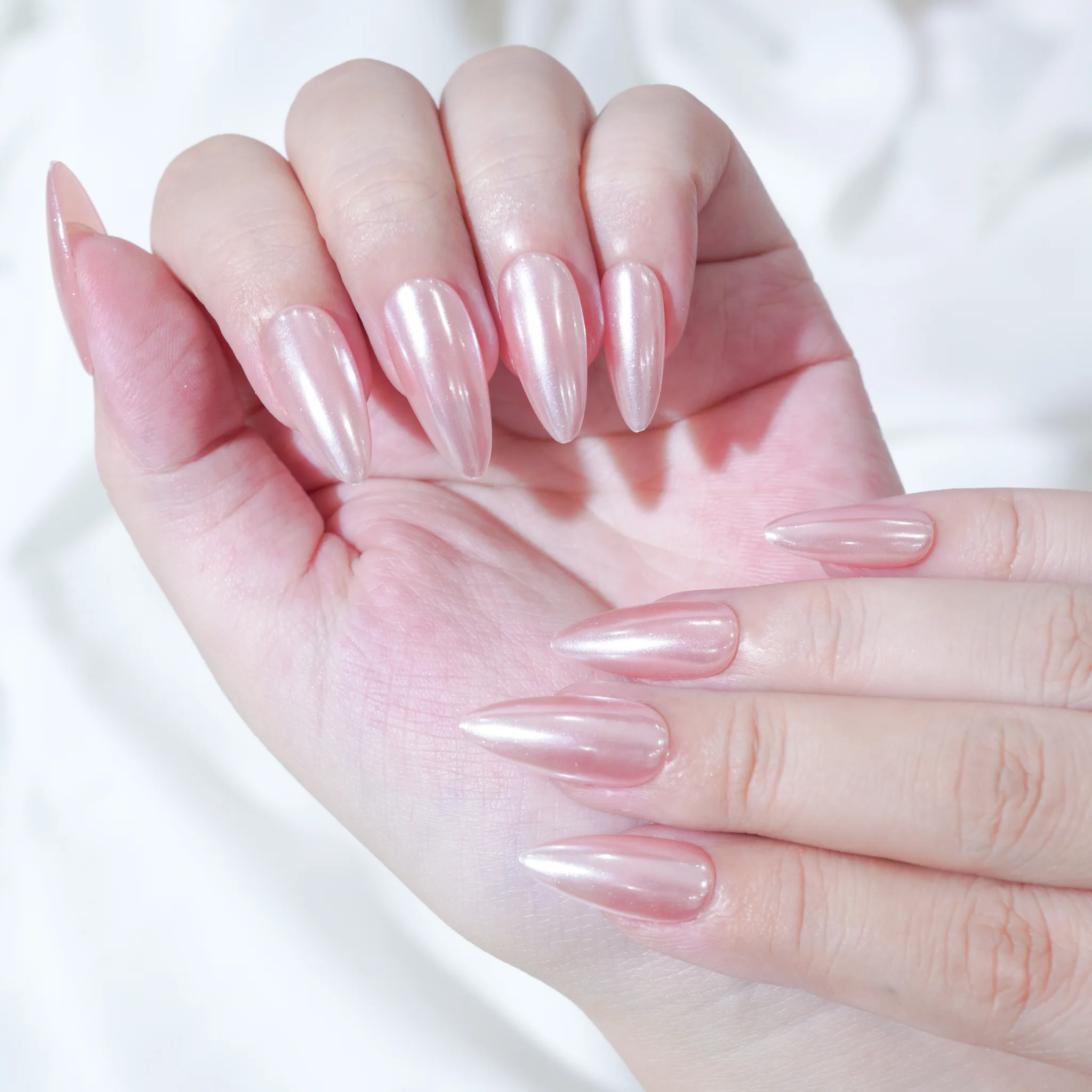 [M222] Nailbox Tráng Gương Ngọc Trai (trắng gạo tráng gương, trắng sữa tráng gương...)
