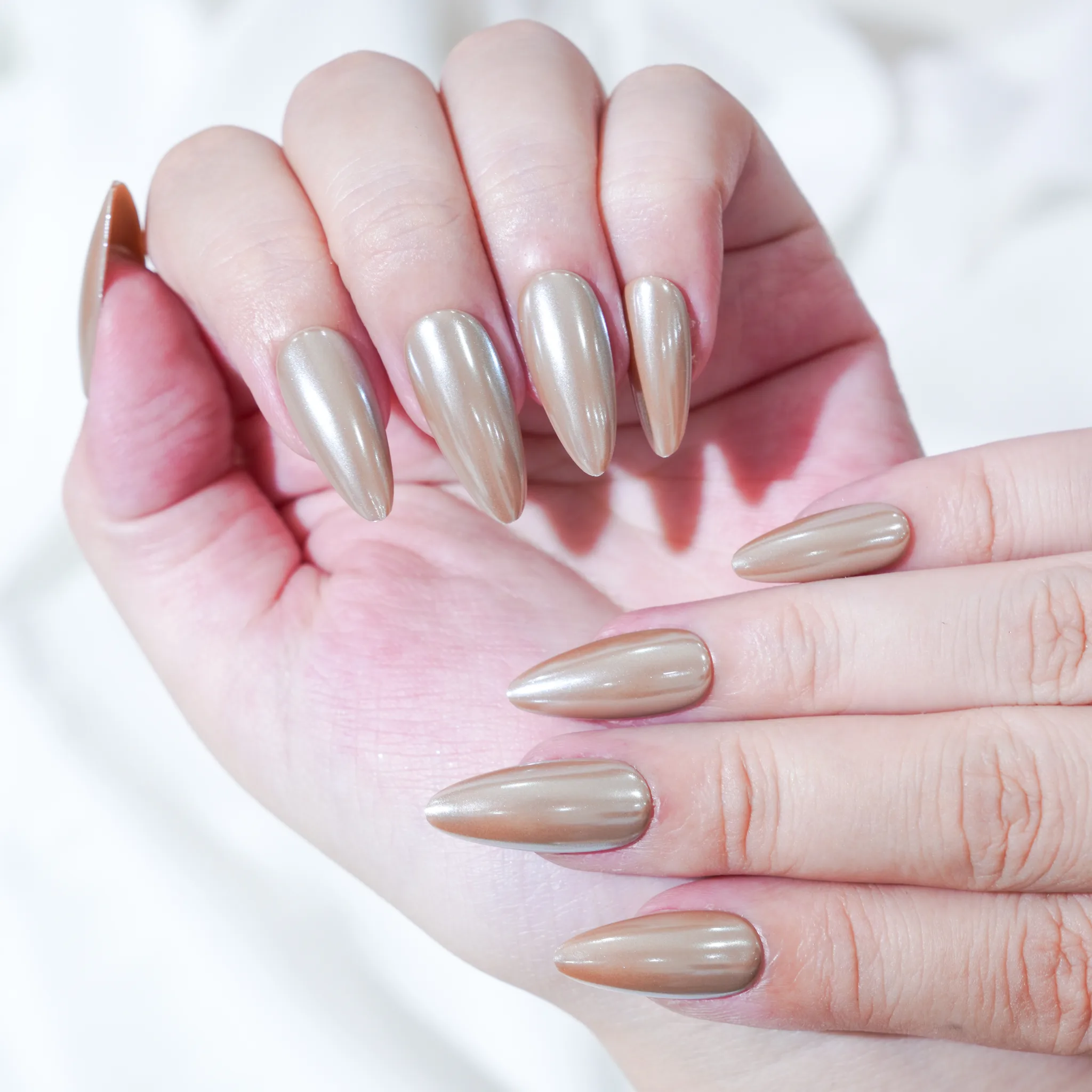 [M222] Nailbox Tráng Gương Ngọc Trai (trắng gạo tráng gương, trắng sữa tráng gương...)