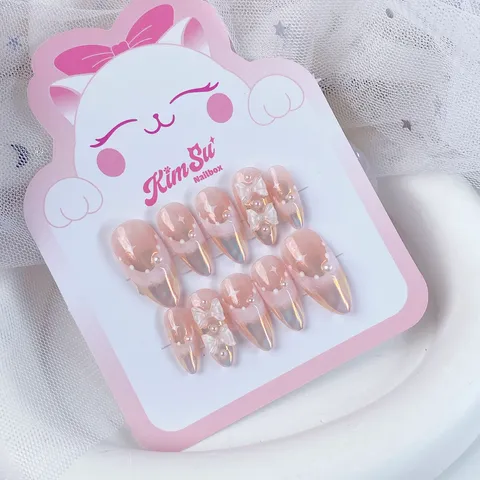 [M174] Nailbox thạch nơ cực quang dịu dàng
