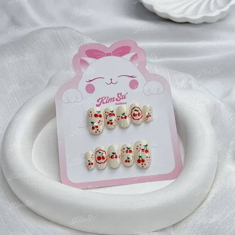 [M158] Nailbox cherry dễ thương