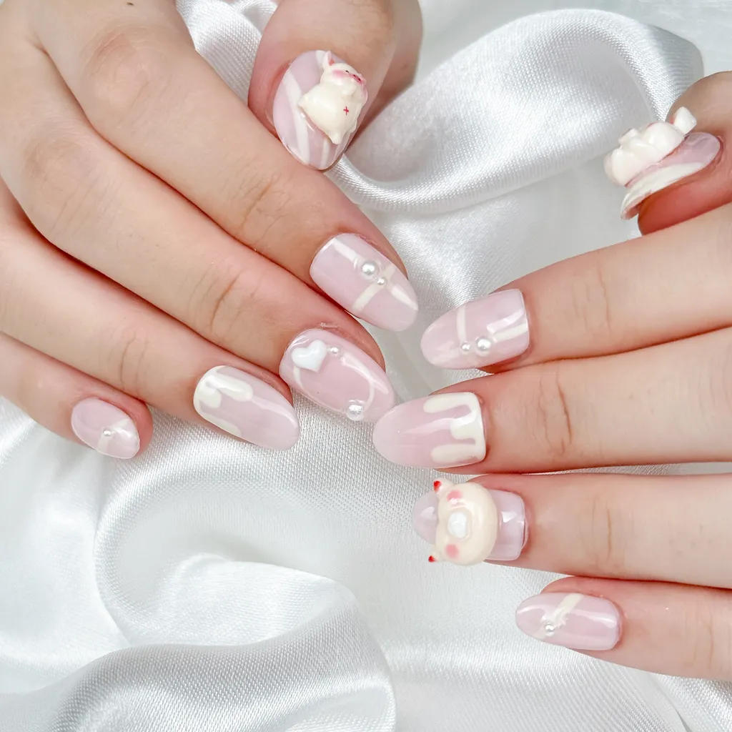 [M151] Nailbox thiết kế lợn hồng đáng yêu