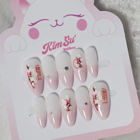 [M133] Nailbox hoa anh đào - BST Tết