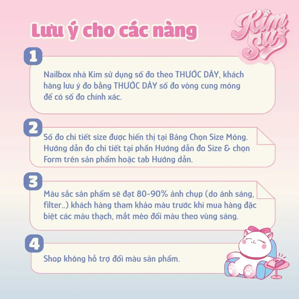 [M125] Nailbox gel nổi mix nơ hàn quốc