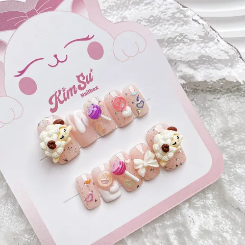 [M126] Nailbox kẹo mút mix cừu mơ màng