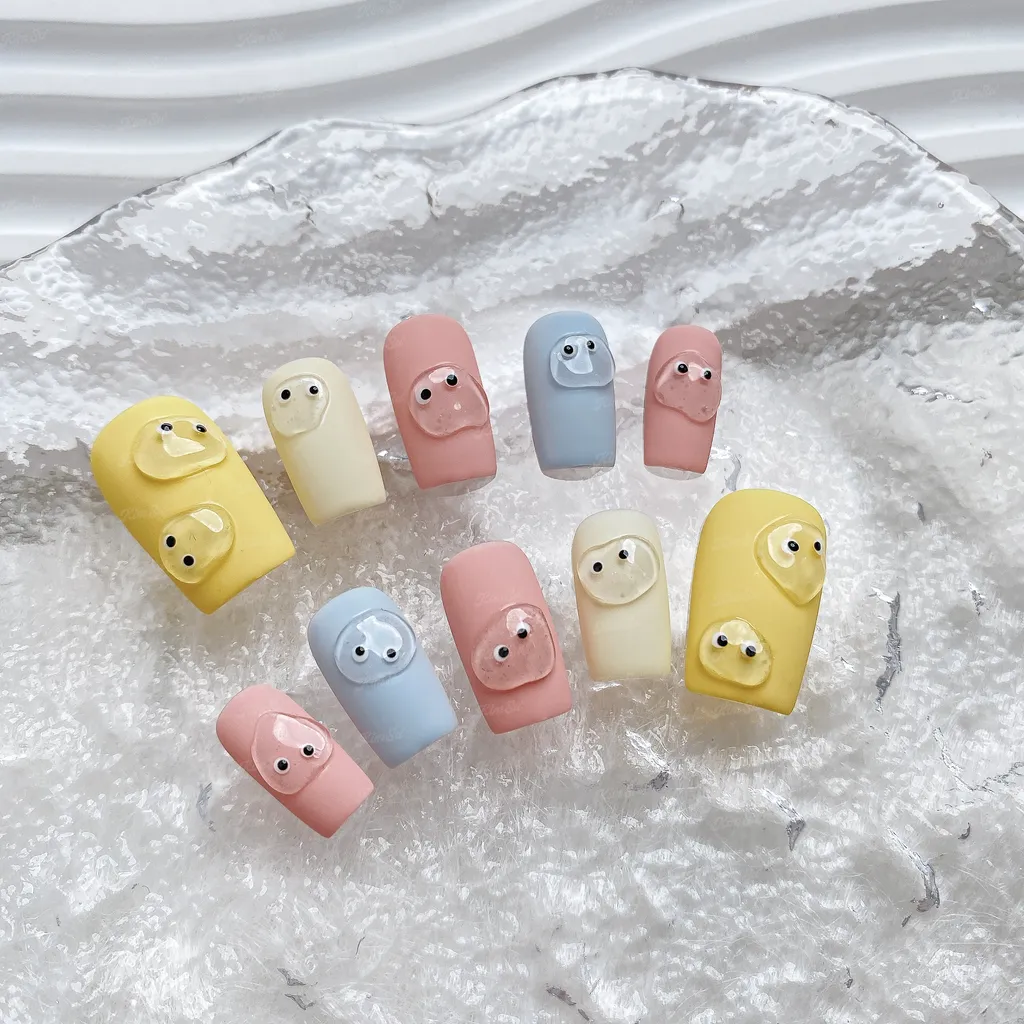 [M091] Nailbox gel nổi giọt nước