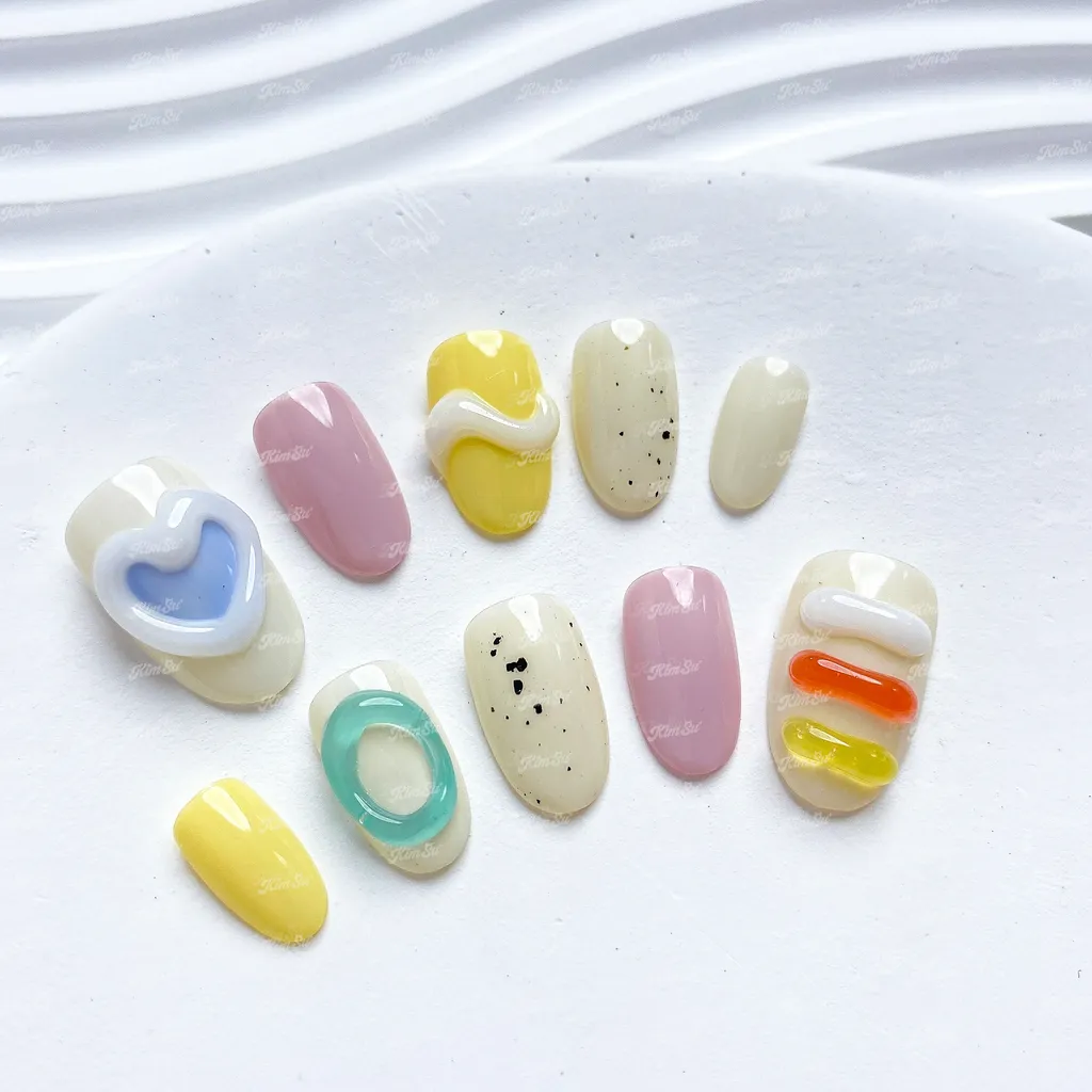 [M090] Nailbox gel nổi Hàn Quốc