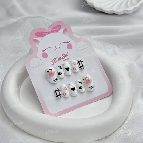[M101] Nailbox Bò Sữa cute