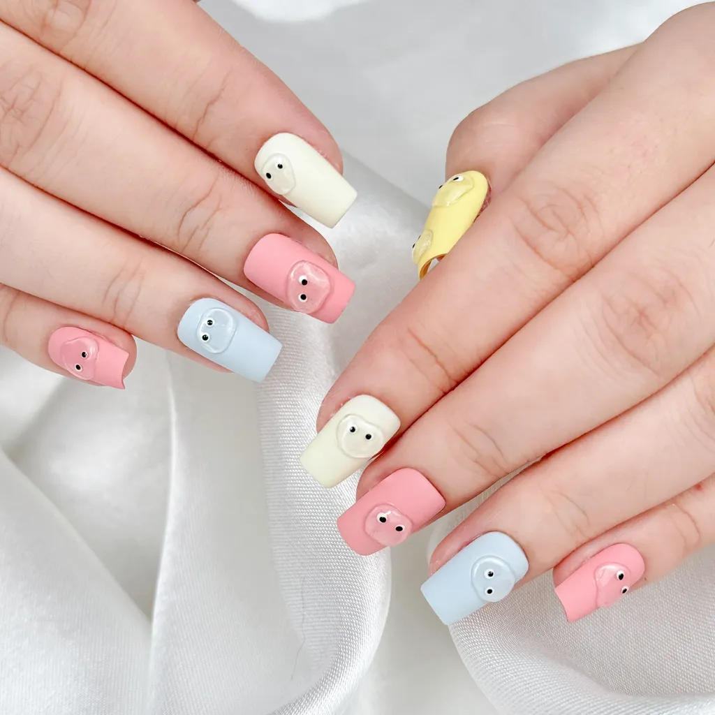 [M091] Nailbox gel nổi giọt nước