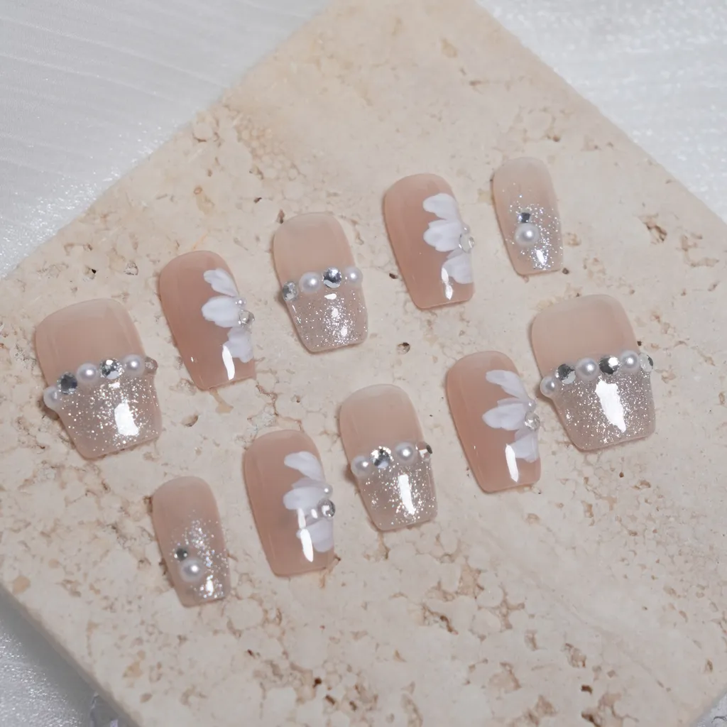 [M109] Nailbox thạch hoa nhũ mix ngọc trai
