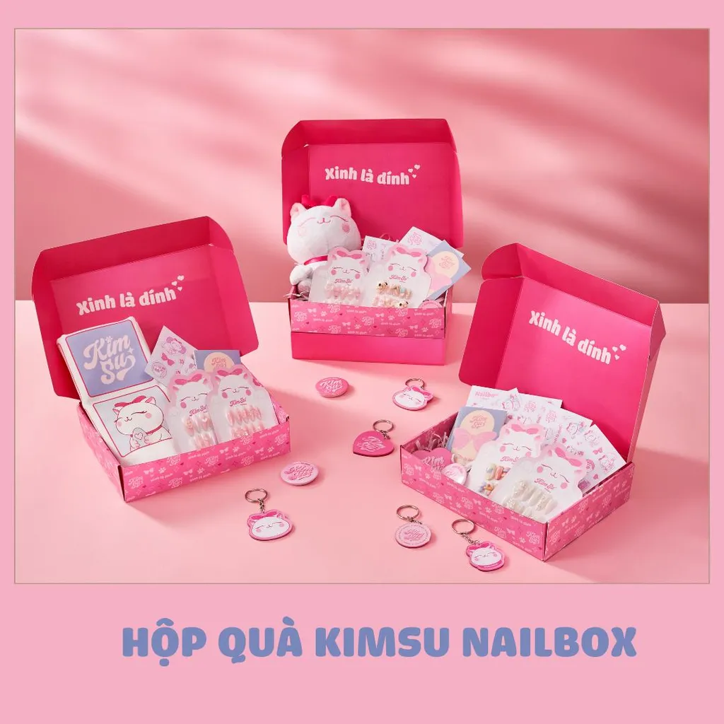 Hộp quà phụ kiện thương hiệu KimSu Nailbox