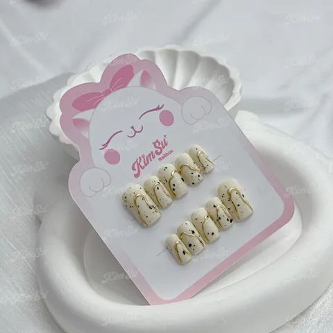 [M012] Nailbox sơn trứng cút vân sữa